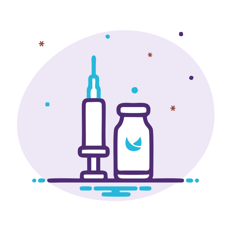Chubby Meows pet vaccines illustration