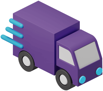 shipping truck illustration 