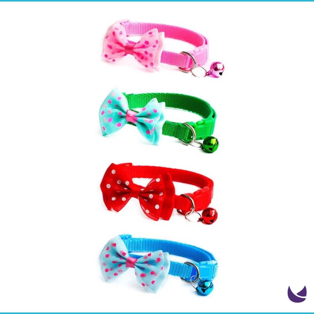 Cat Bow Collar | Cute Nylon Collar for Cats and Kittens - Image 3