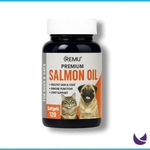 Remu Salmon Oil For Cats And Dogs (120 Softgels)