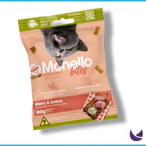 Monello Bites Sterilized Cat – Turkey & Oat Cat Treats (80 g)