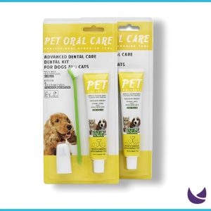 Pet Dental Care Kit – Toothpaste and Toothbrush for Cats & Dogs