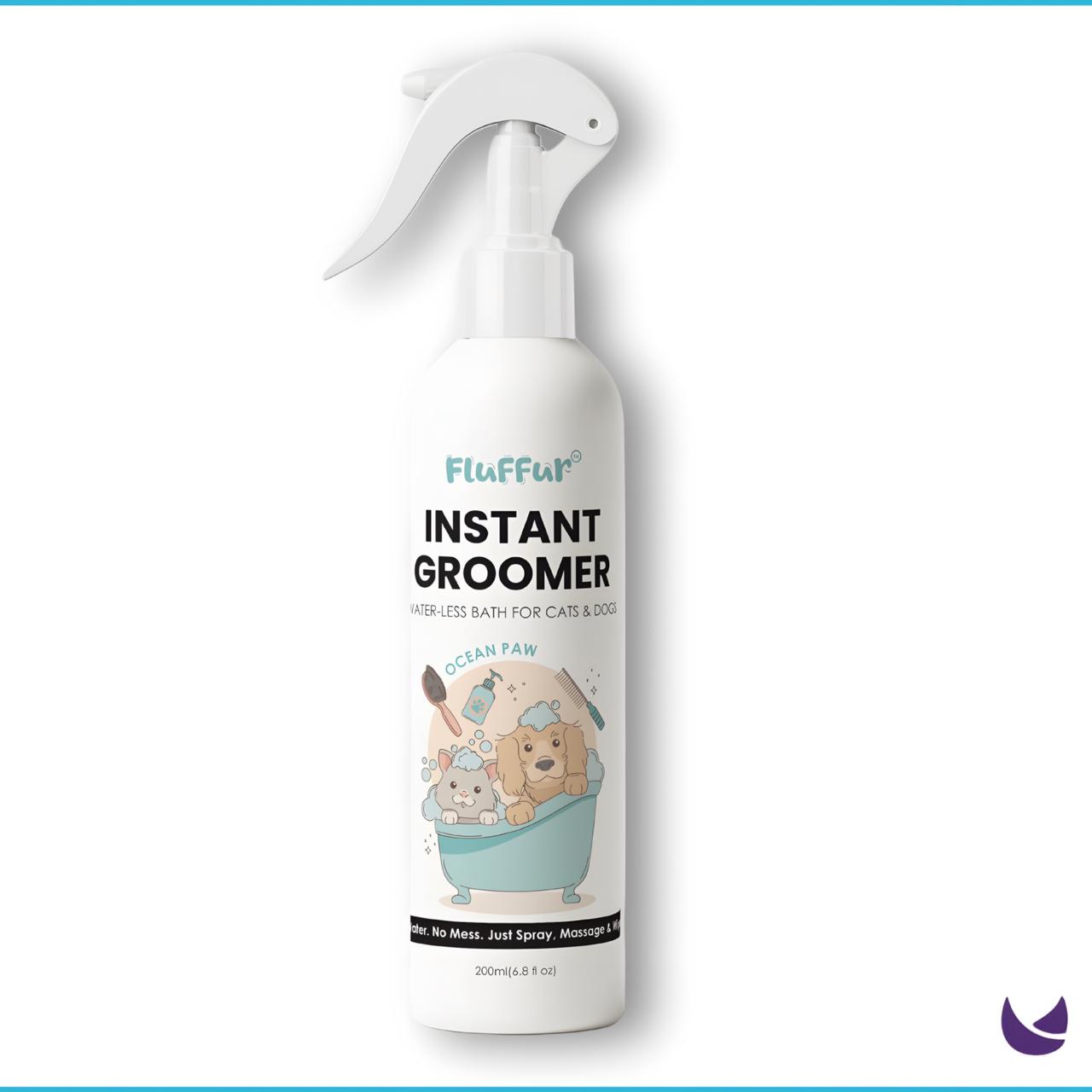 Fluffur Instant Waterless Grooming Shampoo For Cats And Dogs 200 ML - Image 2