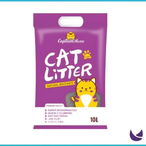 Captain Meow Premium Bentonite Cat Litter 10L
