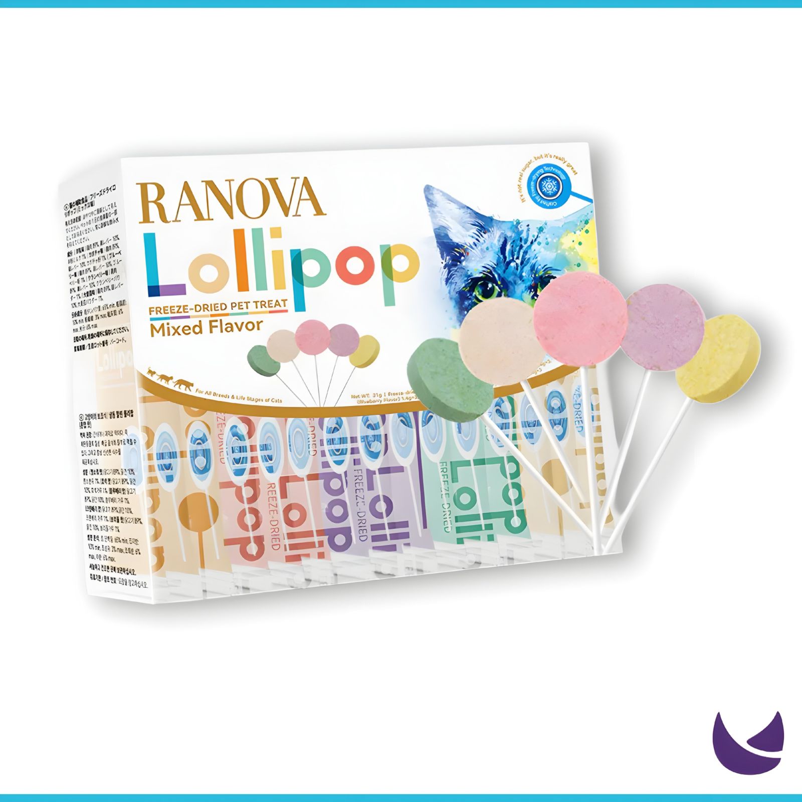 Ranova Cat Lollipop - Freeze-Dried Treat for Cats