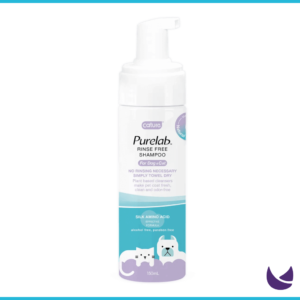 Cature Purelab Waterless Pet Shampoo bottle