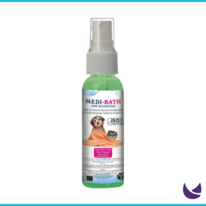 Medi Bath Dry Shampoo bottle - green