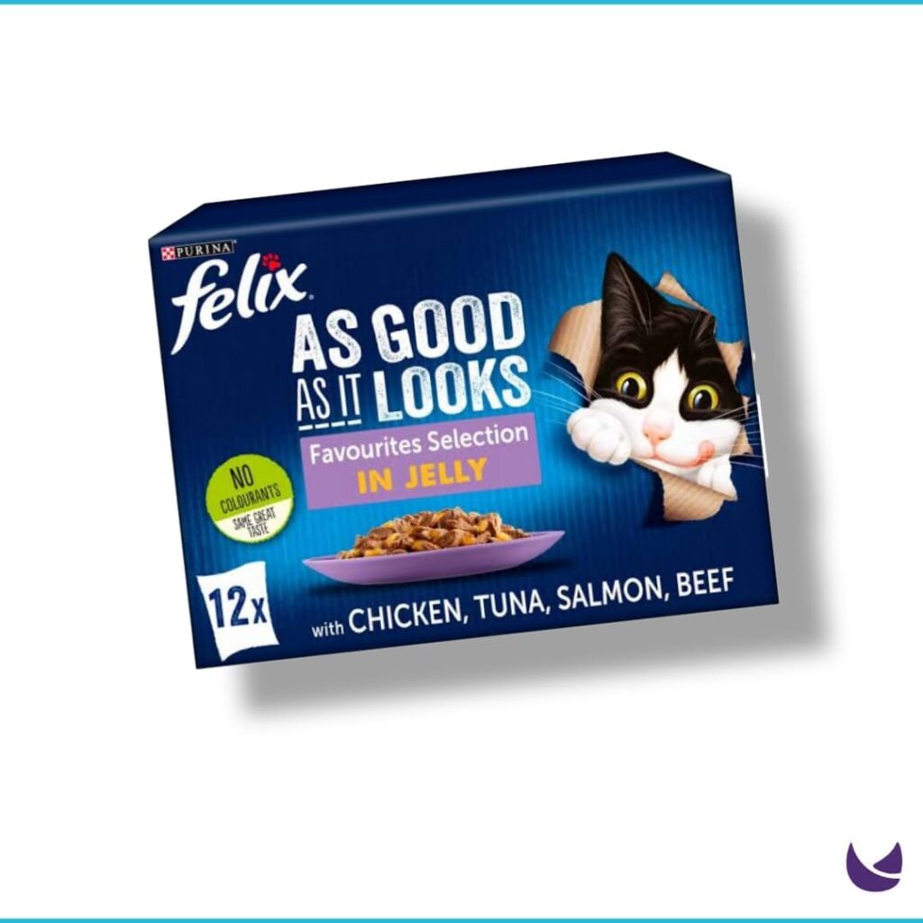Felix Wet Cat Food Mixed Flavor Selection Chubby Meows