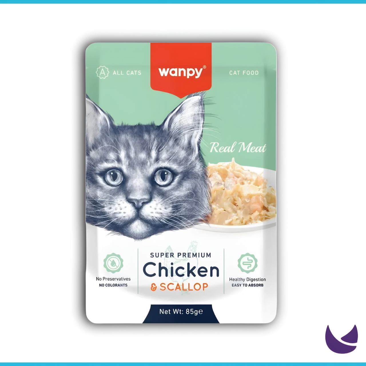 Wanpy Real Meat Cat Pouch 85g