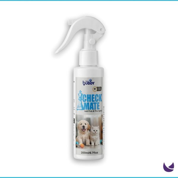 Check Mate Flea and Tick Spray for Cats & Dogs 200ml