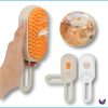 Electric Steam Brush for Cats - Rechargeable Grooming Brush 1