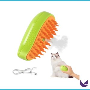 Steamy Massage Brush for Cats & Dogs