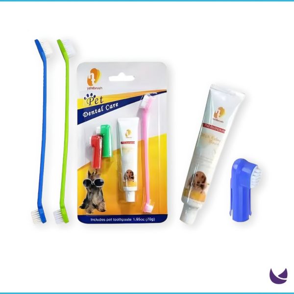 Pet Toothpaste Dental Care Kit for Dogs & Cats 1