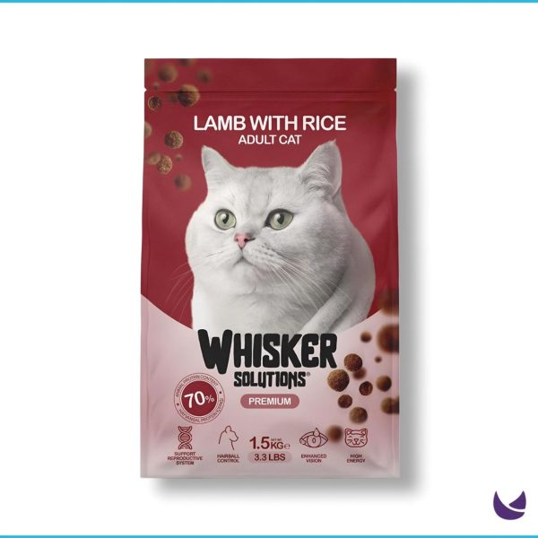 Whisker Adult Cat Food Lamb And Rice