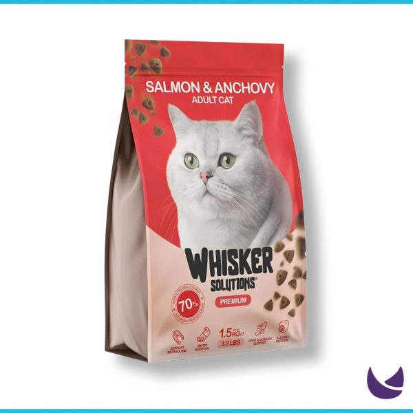 Whisker Adult Cat Food Salmon And Anchovy
