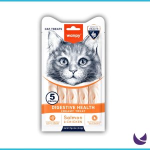Wanpy Digestive Health Creamy Cat Treat Salmon & Chicken