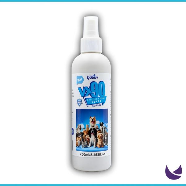 Thai Buddy VX90 Flea and Tick Spray for Cats & Dogs