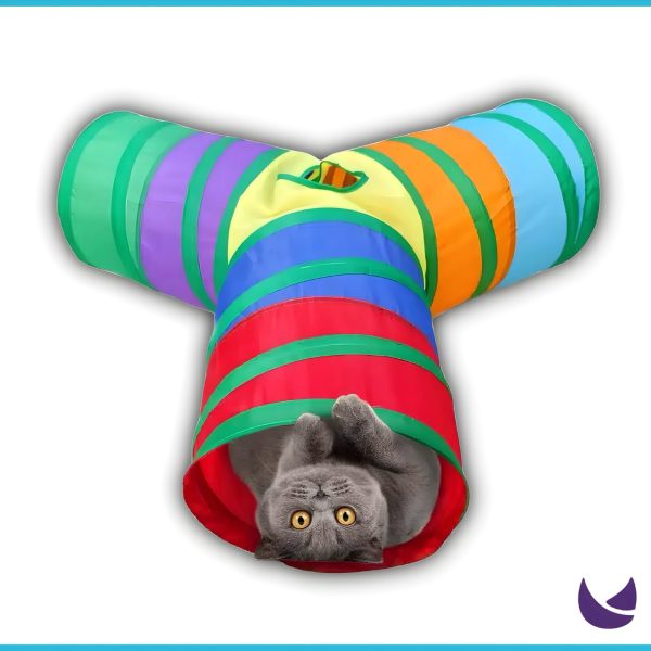 3 Way Cat Tunnel Toy