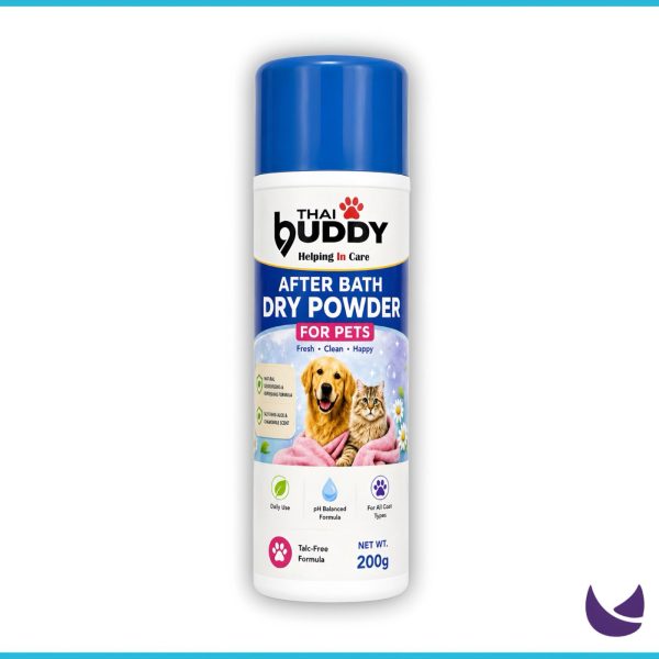 After Bath Dry Powder for Dogs & Cats