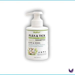 Fluffur Flea and Tick Shampoo for Cats & Dogs