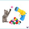 Cat Gun Toy with 30 Pom Pom Balls 2